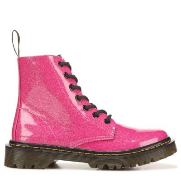 🔥 DR.MARTENS WOMENS LUANA COMBAT BOOT - PINK NWT - Picture 2 of 12